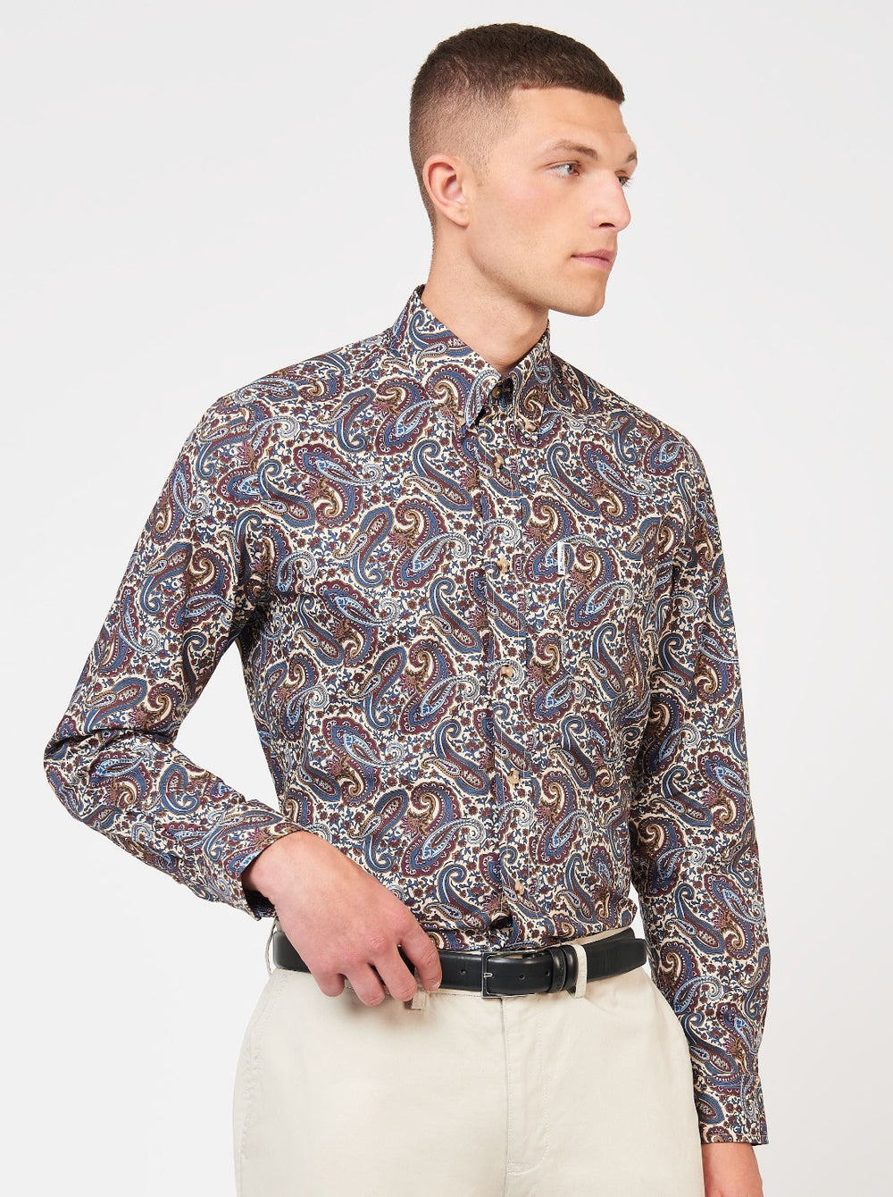 Chemises Ben Sherman Signature Paisley Multicolore | TLY-71420913